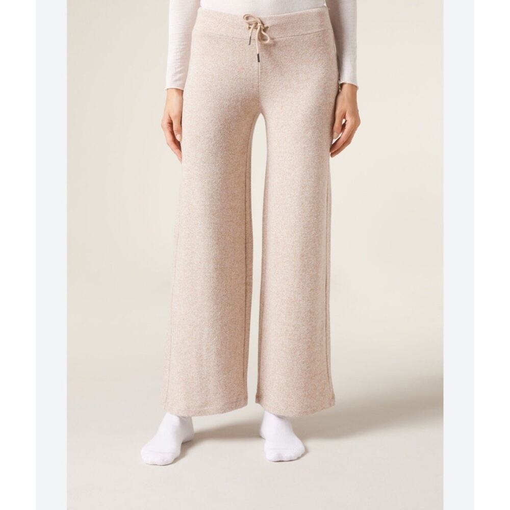 Calzedonia Women’s Cashmere pants Sz. M drawstring quiet luxury minimalist